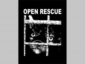 Open Rescue  chrbtová nášivka veľkosť cca. A4 (po krajoch neobšívaná)